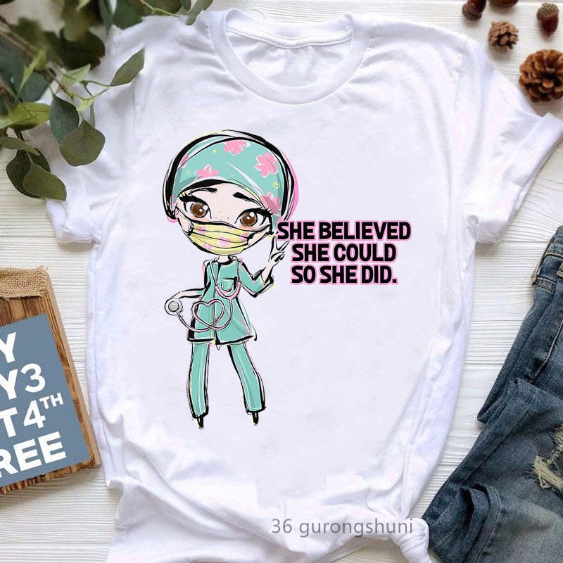 She Believed She Could So She Did T-Shirt